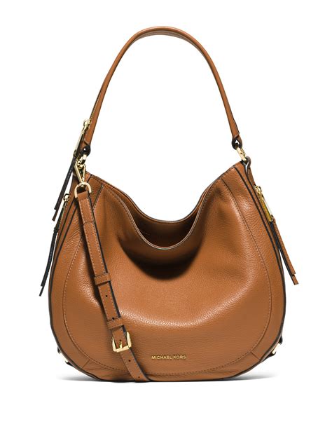 michael kors beige hobo bag medium